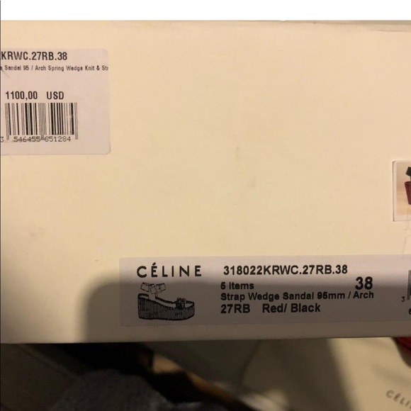 Céline Flatform Sandals - Picture 2 of 5